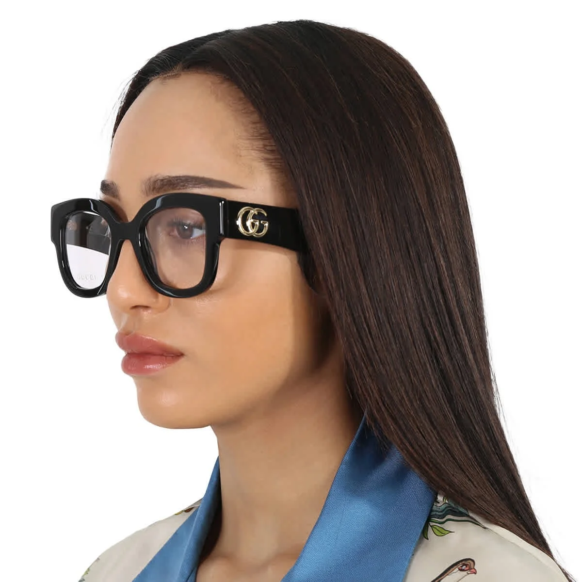 Gucci Demo Square Ladies Eyeglasses GG1423O 001 50 GG1423O 001 50